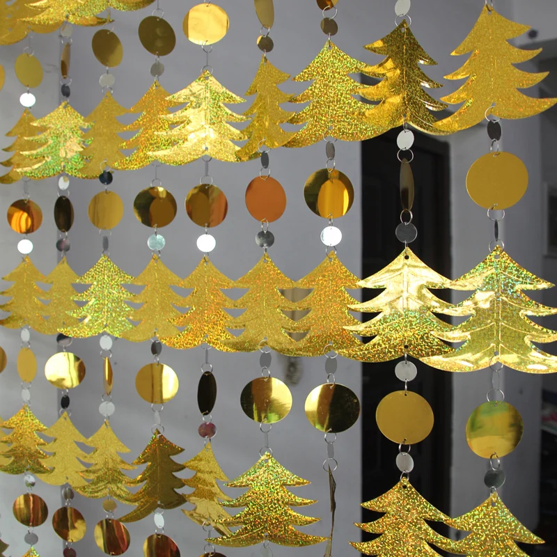 

DIY Christmas gifts Christmas tree snowflake sequin decoration ornaments interior home decoration curtains festive party supplie