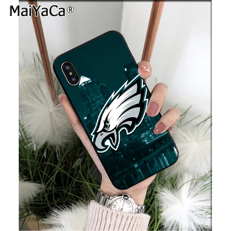 MaiYaCa Philadelphia Eagles высококачественный чехол для телефона iPhone 5 5Sx 6 7 7plus 8 8Plus X XS MAX XR