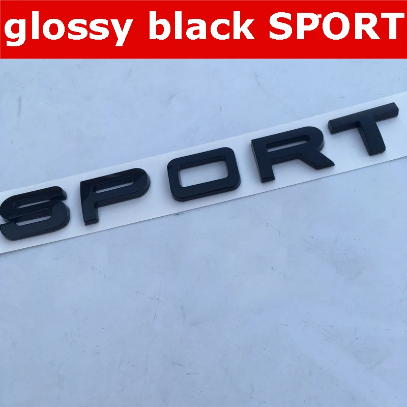 Буквы эмблема значок для Land Range Rover SPORT V8 HSE автомобильный Стайлинг задний багажник Эллипс логотип наклейка глянцевый черный матовый серебристый красный