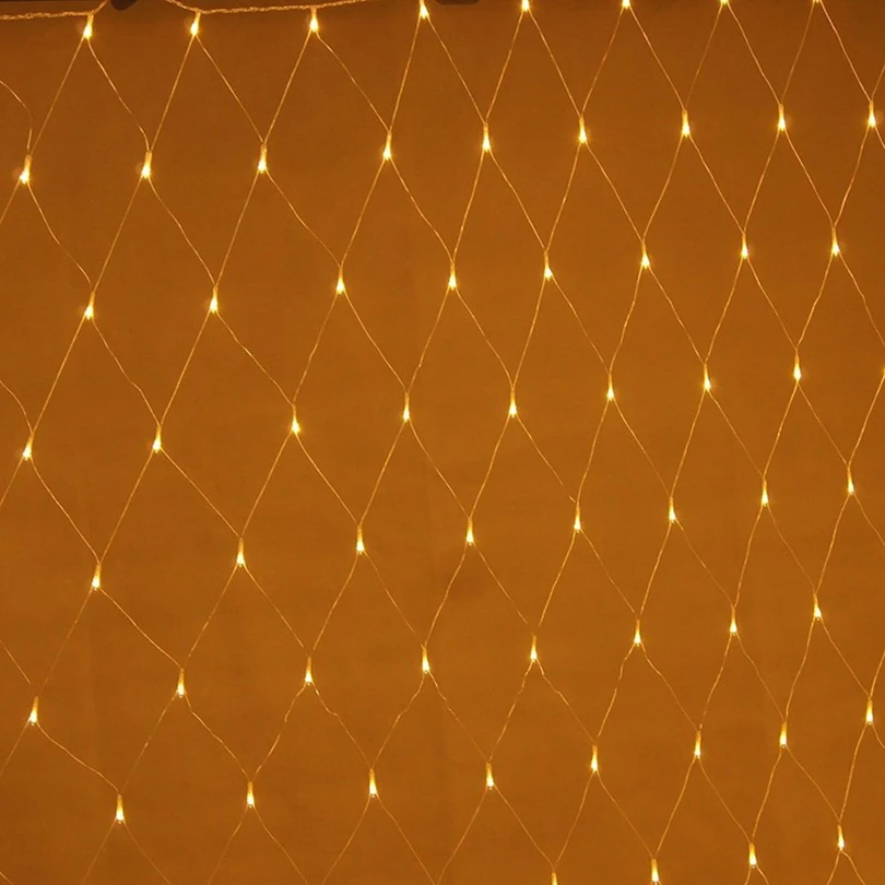 1.5mX1.5m 96 LED Net Mesh Fairy String Light 8 display modes Window Curtain Festival Christmas new year wedding Fairy Light 1.5mX1.5m 96 LED Net Mesh Fairy String Light 8 display modes Window Curtain Festival Christmas new year wedding Fairy Light