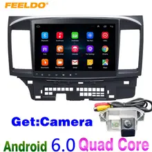 LEEWA 10inch Bigger HD Screen Android 6.0 Car Media Player With GPS Navi Radio For Mitsubishi Lancer EX(2007-present Get: Camera