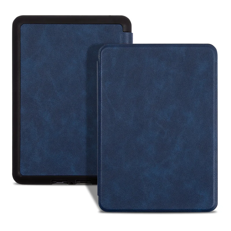 Смарт-чехол для всех новых " Kindle Paperwhite 4 электронных книг 10-го поколения выпуска, мягкий чехол из ТПУ с автоматическим выключением/пробуждением - Цвет: Dark blue