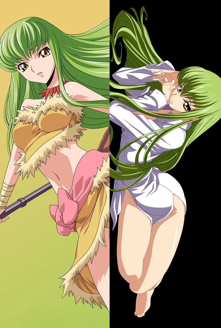 Аниме код Geass Lelouch of the Rebellion персонажи сексуальная девушка c.c. Отаку Dakimakura