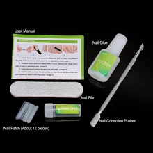 Набор для коррекции вросших ногтей, Лечение ногтей, клей для выпрямления ногтей