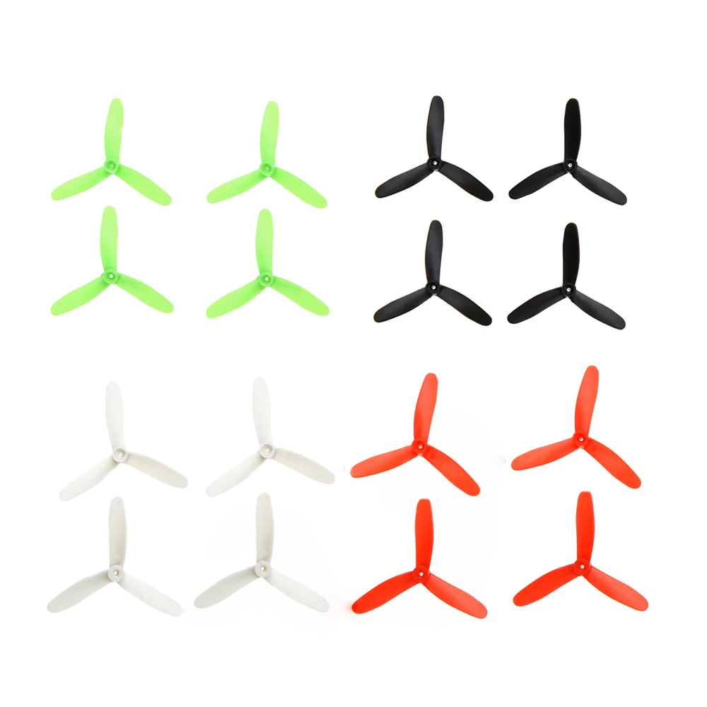 Радиоуправляемый Дрон часть 16 шт./лот 3 листа Набор пропеллеров для Cheerson CX-10 CX-10A WLtoys V646 V676 JJR/C JJRC H1 H7 для Hubsan H111 Квадрокоптер