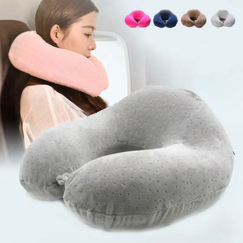 Memory Foam Большой U Форма Путешествие поездка подушки для поддержки шеи подголовник для отдыха
