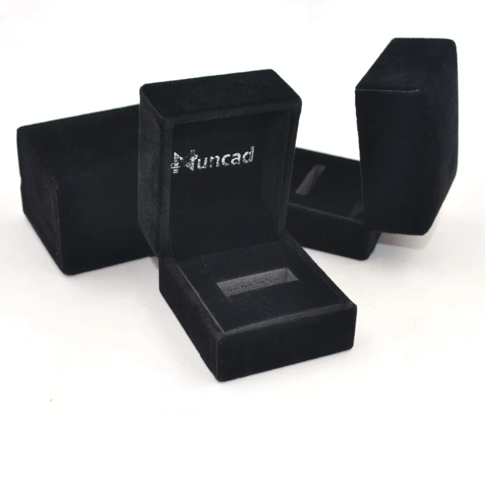 Nuncad Men's 8mm Blue & Black Tungsten Carbide Rings Matte Finish Beveled Grooved Wedding Bands Size 7 to 12