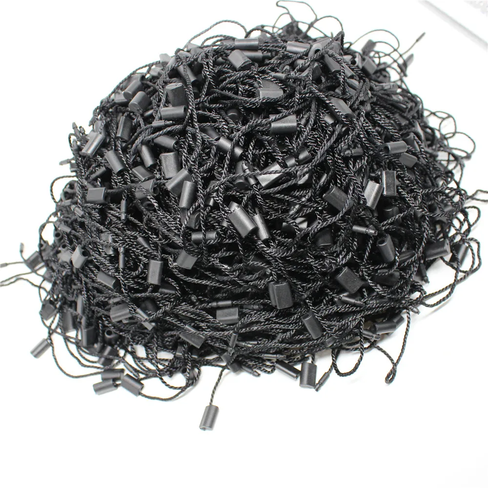 300 шт./лот веревка для одежды 7 дюймов Черная бирки|tag rope|hang tag stringtag string |
