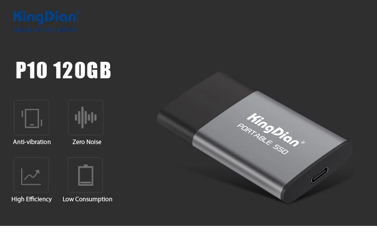 KingDian внешний SSD120GB 240 GB внешний тип C портативный SSD жесткий диск внешний твердотельный накопитель USB 3,1 USB 120 GB 240 GB