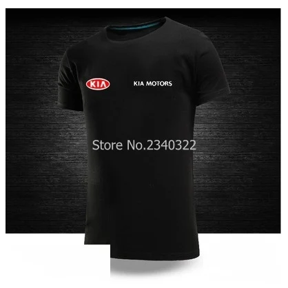 

Auto 4s Shop Couples Clothing KIA MOTORS T-shirt Summer Short Sleeve Cotton Kia T shirts