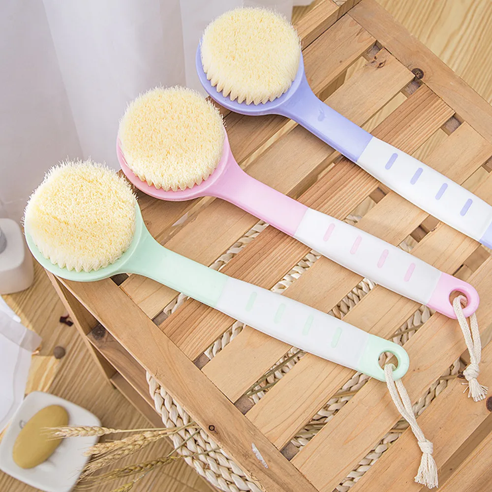Bathroom Product Bath Brush Long Handle Nylon Scrub Skin Massage