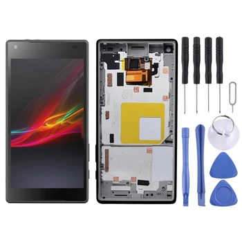 

High Quality LCD Screen and Digitizer Full Assembly Replacement with Frame For Sony Xperia Z5 Compact / E5803 / E5823 / Z5 mini