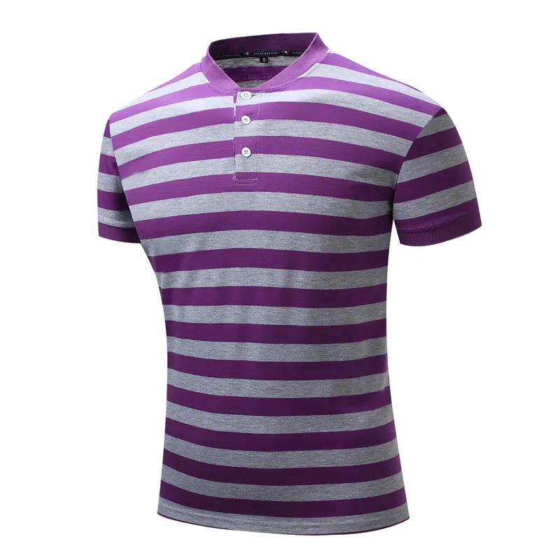 FREDD MARSHALL Fashion Brand Men's Polo Shirts 2018 New Arrival Summer Male Cotton Casual Short Sleeve Striped Polo Shirt Homme Tops  (6)
