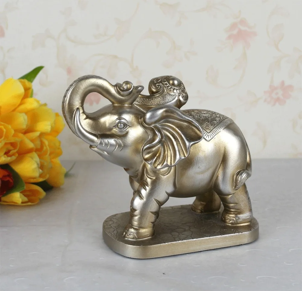 

Elegant Abstract Elephant Retro Resin Ornaments Home/Office Desktop Decoration Minimalist Best Gift, Free Shipping