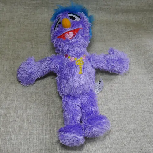 

NEW SESAME STREE Elmo and Friends purple Phoebe 8" 20CM Stuffed ANIMAL PLUSH DOLL TOY