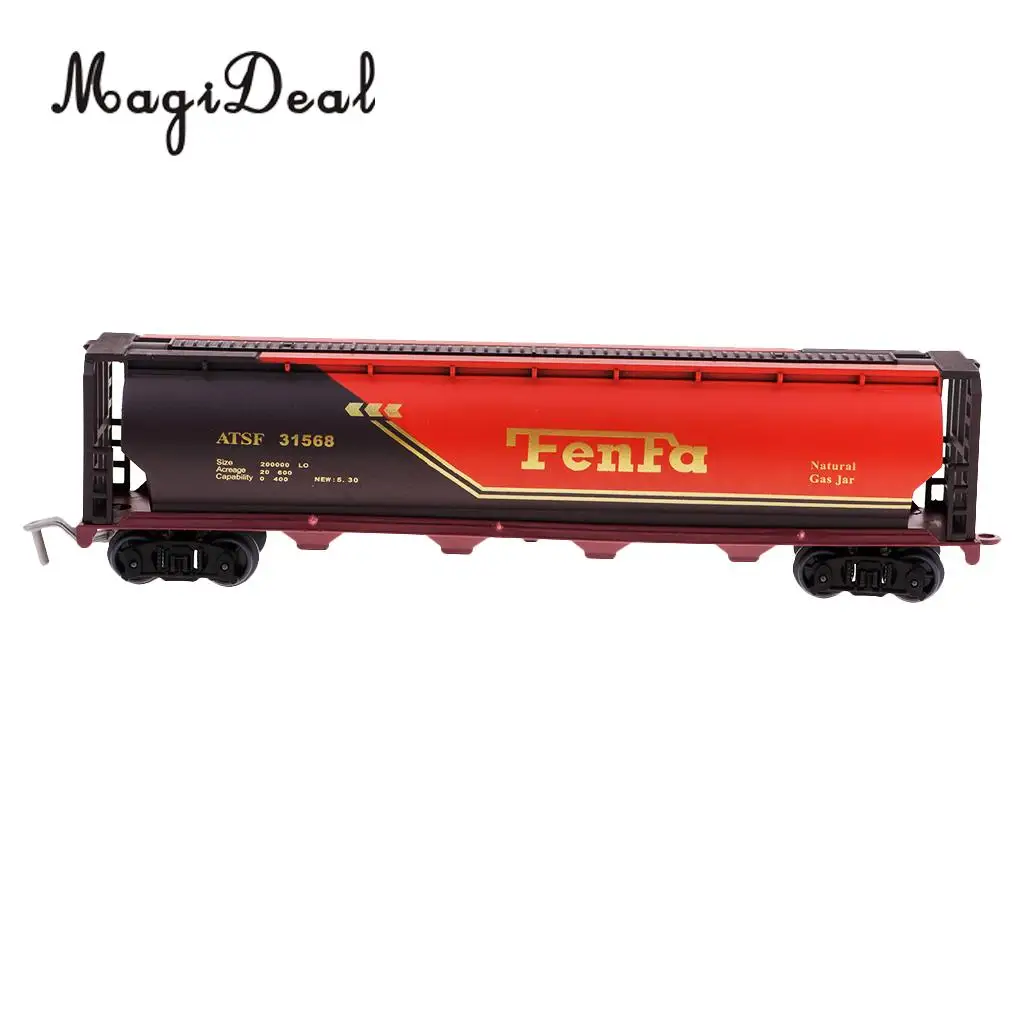 Scale Simulation Train Model Carriage Children Toy Electric Track Train Freight Car Railroad Car Diorama Wargame Accessory