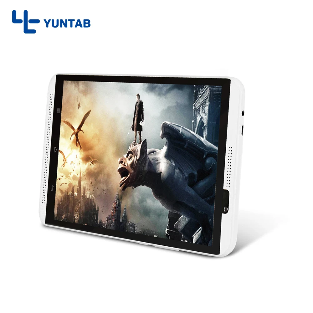 

Hot sale!! Yuntab H8 Android 6.0 Tablet PC Quad Core 4G Cellphone Touch Screen 800*1280 with dual camera 2MP+5MP (white)