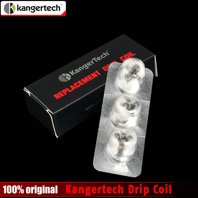 

Original Kangertech drip coil Heaad 0.2ohm kangertech replacement dripbox coil for kanger dripbox e cigarette Kit 3pcs/lot