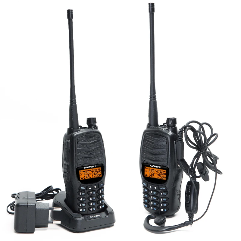 Baofeng UV-X9 Plus мощная портативная рация Тройная 10 Вт/4 Вт/1 Вт двойная PTT VHF/UHF Двухдиапазонная портативная CB радио+ Воздушная акустическая гарнитура