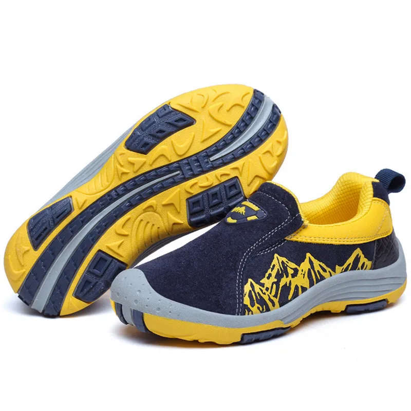 

Genuine Leather Children Shoes Boys Girls Sneakers Fashion Breathable Waterproof Kids Casual Shoes Large Size 31-41 High Quality