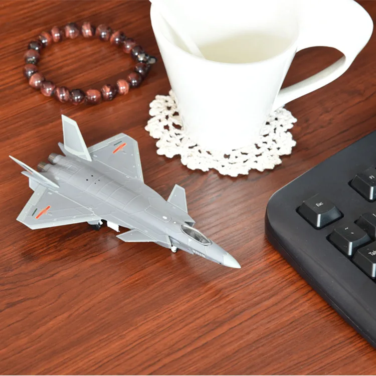 

1/144 J20 Aircraft Model Toy Alloy Military Aircraft Mini Aircraft Simulation Model