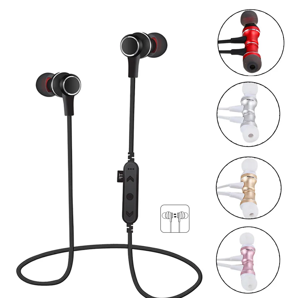 

Wireless Earphone Bluetooth BT4.2 TF MP3 Flash Memory Card SD Card Stereo Sports Earphone For iphone Tablet 0J Drop Shipping