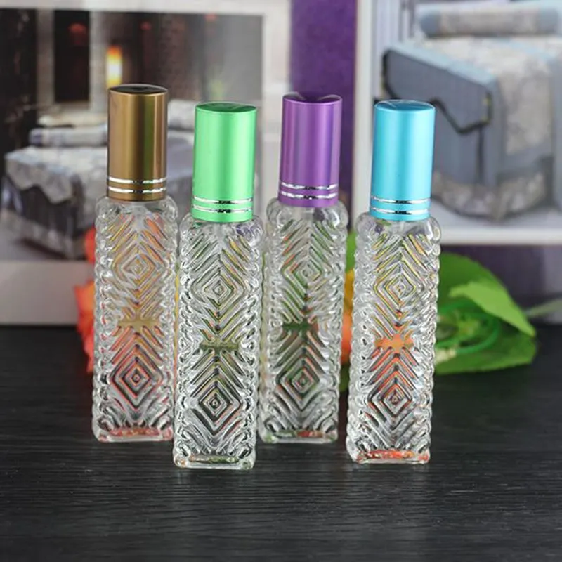 

10ML glass perfume bottle / spray bottles / metallic aluminum cap / perfumes container F20172427