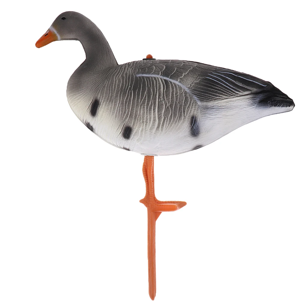 Full Body Goose Hunting Shooting Decoy Lawn Ornaments Garden Decors Eating Goose for Outdoor Fishing Supply Greenhand Gear