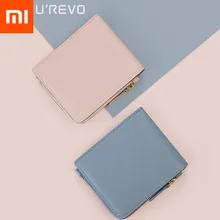 Оригинальные Xiaomi UREVO модные короткие кожаные кошельки на молнии полная натуральная мягкая застежка на клапан сумочки женские кошельки сумка для путешествий