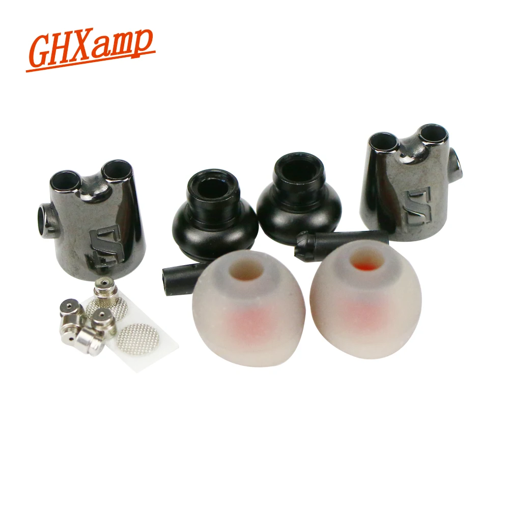 

GHXAMP IE800 Earphone Case Shell Ceramic Housing 8mm Earphone Repair Parts for IE800 Earphone DIY Double Cavity System 2pcs