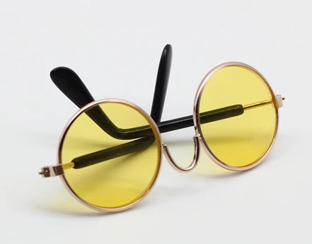 1PCS glass Doll Cool Round Glasses Colorful Sunglasses For 1/6 BJD Grils Toy As fit 18inch dolls toys Accessorie doll accessories,doll clothes accessories,plush doll accessories,doll eyewear accessories
