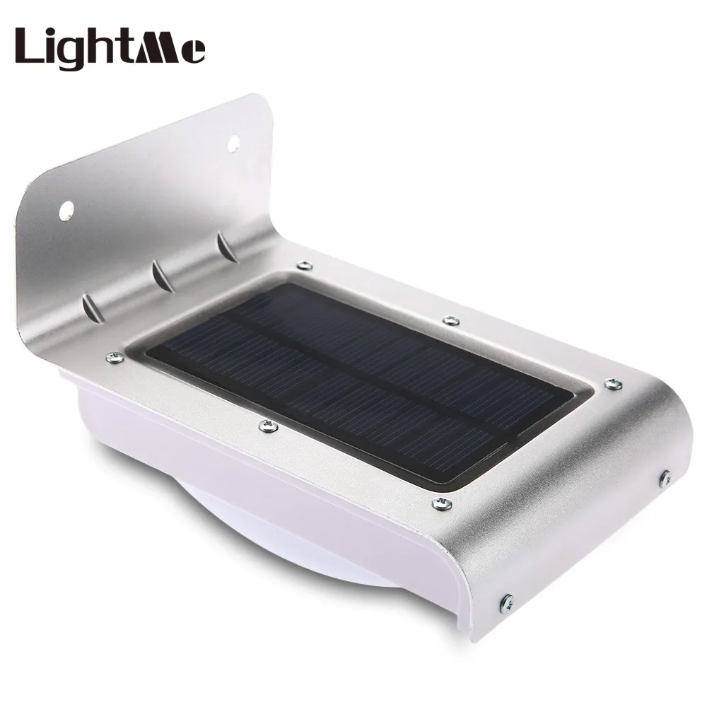 Lightme нового поколения 16 LED солнечной Мощность энергии ПИР инфракрасный движения