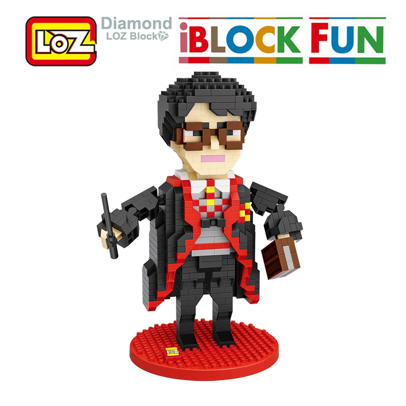 LOZ здания Конструкторы игрушка Гарри Magic Boy 780 шт. фигурку сборки Хогвартс Школа