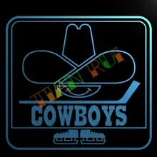 LD390-Ковбои светодиодный неоновый свет знак домашнего декора ремесла