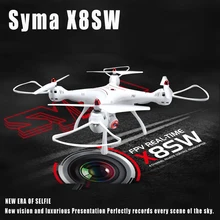 Сыма x8sw Wi-Fi FPV-системы Квадрокоптер Радиоуправляемый Дрон с 720 P HD Камера 2.4 г 4ch 6 оси барометр комплект высота RTF