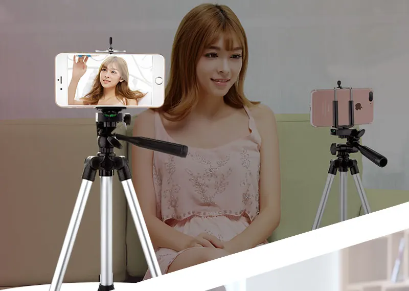 Universal Stretchable Mobile Phone Clip Holder Mount Bracket Adapter Selfie Stick Clip for Cell Phone Camera Tripod Stand Mount Adapter Monopod (2)