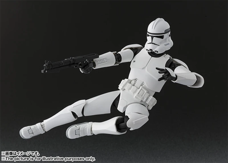 Пленка SHFiguarts Star Wars Clone Штурмовик фасе я II ди Azione del ПВХ Рис игрушки коллекция Modello