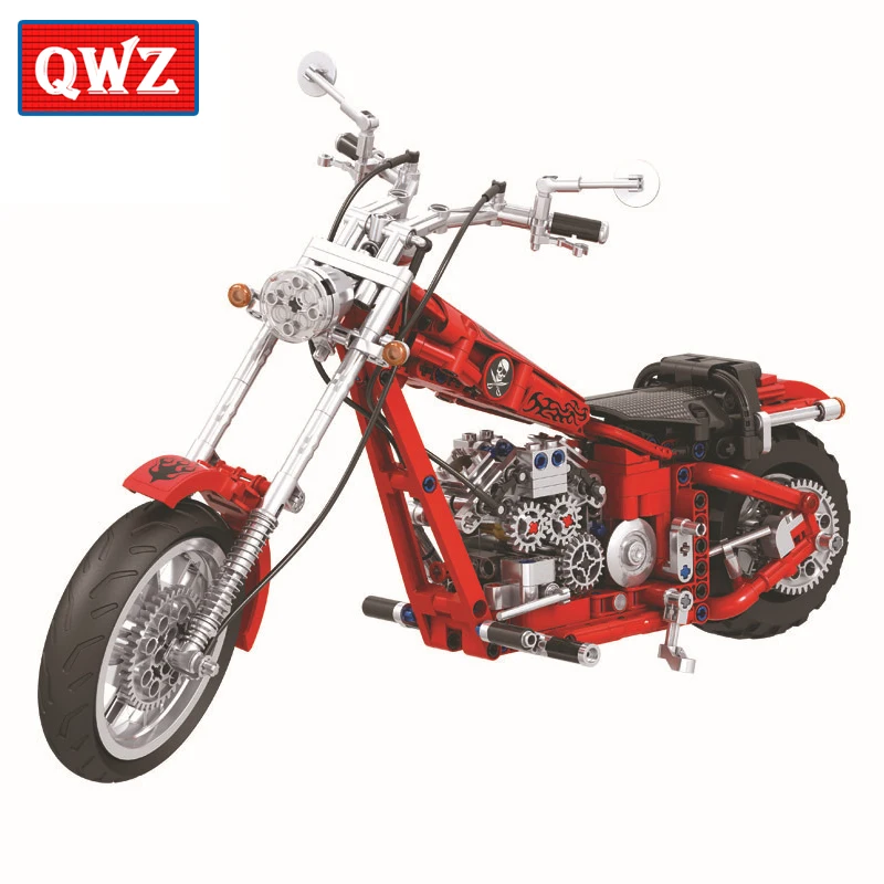 

Technic New Style Cruise Motorcycle Legoes Building Blocks Sets Bricks Model Kids Classic Toys For Children