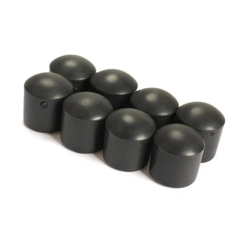 PROMOTION!8Pcs 5/8 Inch Foosball Soccer Football Table Rod Lid End Cap Fussball Black