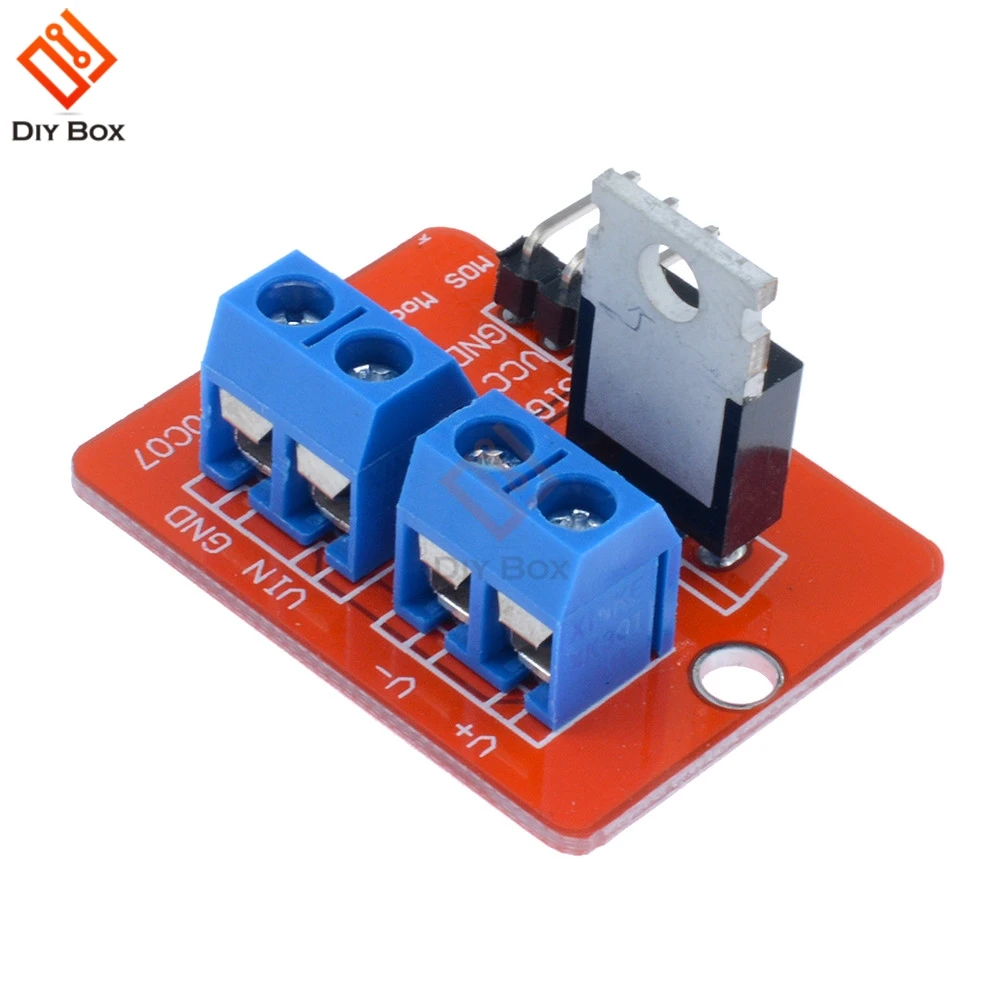 Топ Mosfet IRF520 модуль драйвера для Arduino MCU ARM Raspberry Pi 3 в 5 Power MOS ШИМ затемнение