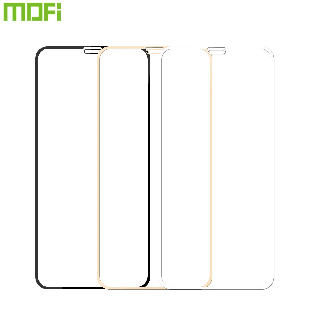 Для iPhone XS Max стекло закаленное MOFi полное покрытие Защитная пленка для экрана