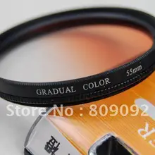 GODOX 55 мм постепенная оранжевая цветная линза фильтр