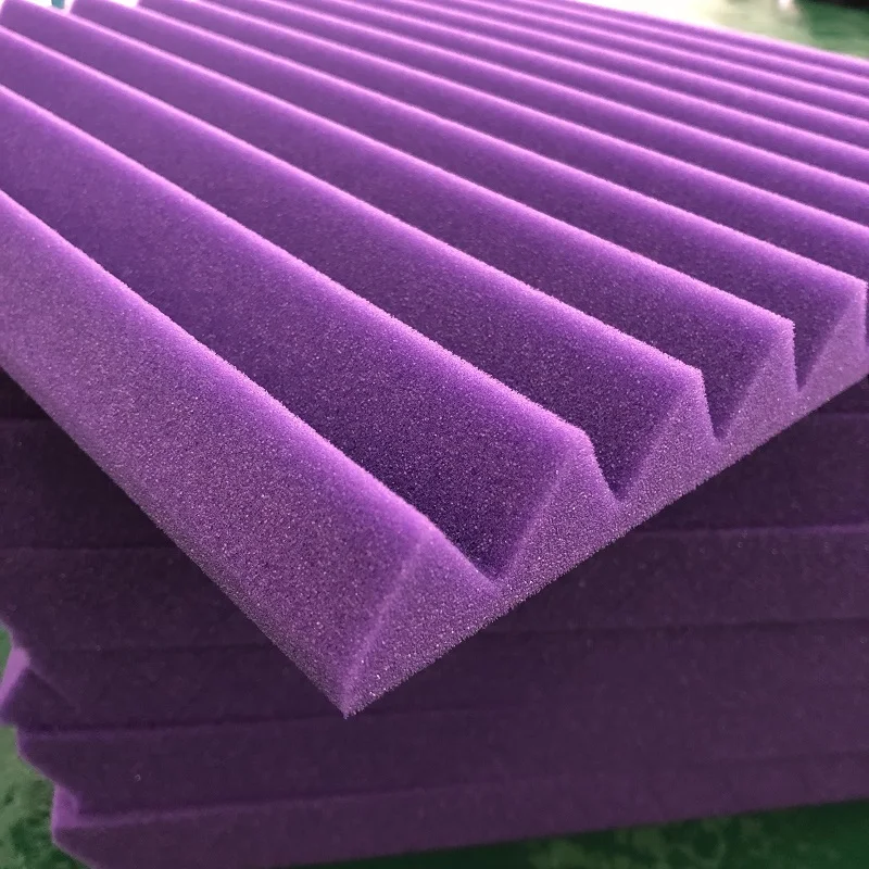 12 шт акустическая студия пена звукоизоляционные Клин " X 12" X 1" в фиолетовом цвете с лентой