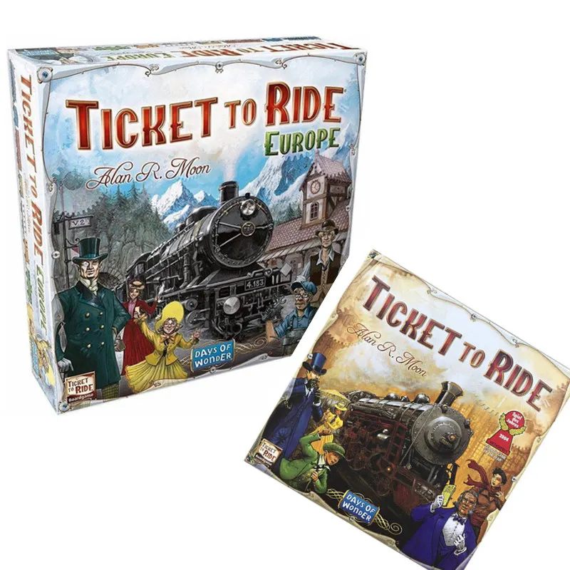 

Ticket To Europe America Ride Version Traveling Board Game Desk Party Chess Card Table party family Toys for Adult Gift School