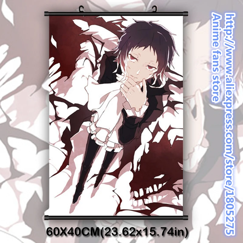 Бунго бродячих собак Ryunosuke Akutagawa классная японская аниме настенная прокрутка