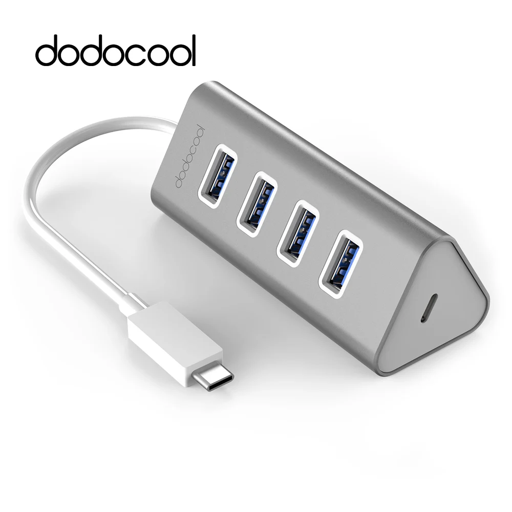 

dodocool High Speed Type C Hub with 4 Ports USB 3.0 HUB Adapter USB-C Charging PD Port USB Splitter for new MacBook USB Hub 3.0