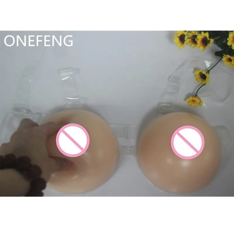 

800g/Pair B/C Cup Round Shape False Silicone Breast Forms Prosthesis Breast Silicone Forms Men Transgender Boobs Enlarge