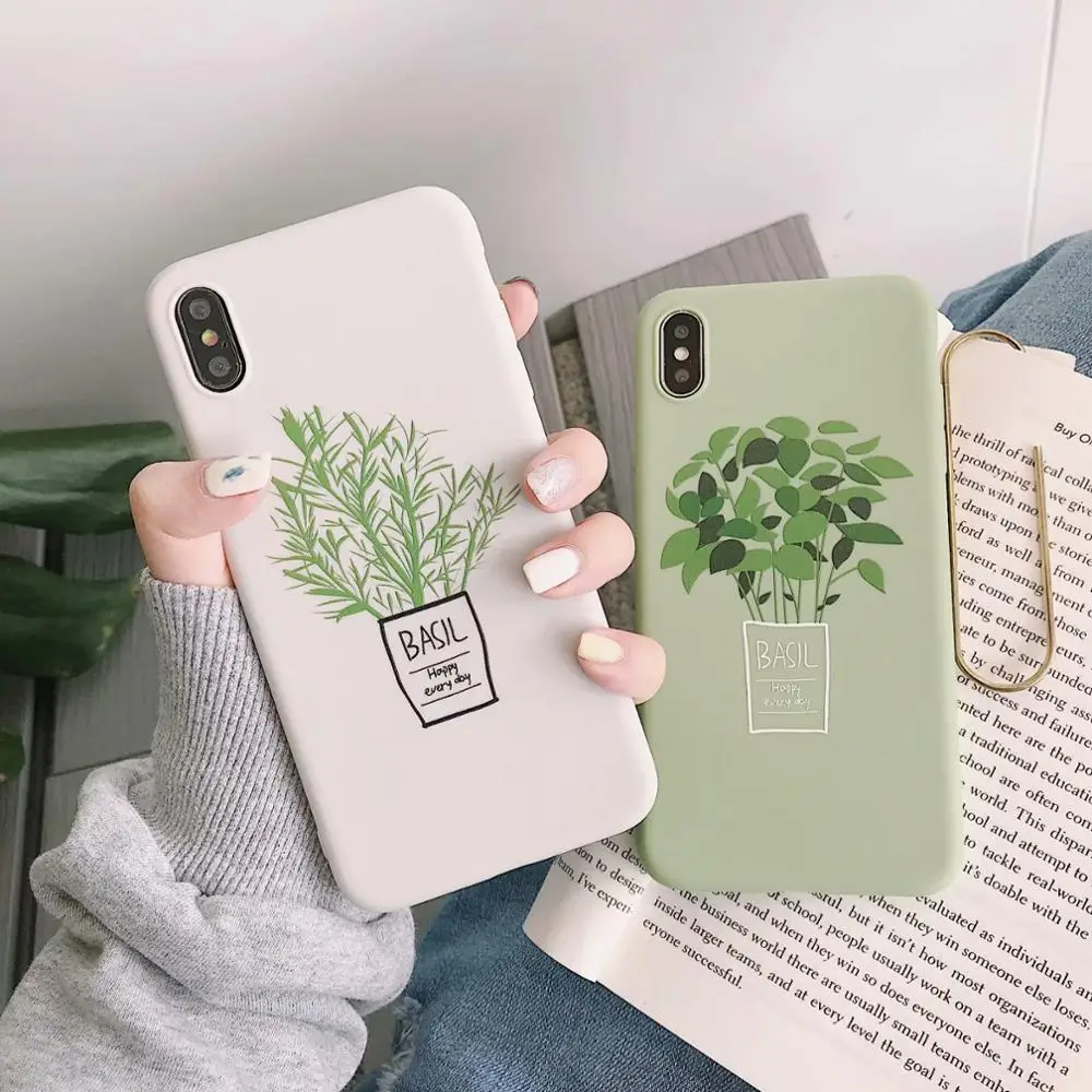 

IMIDO Cute Phone Cartoon TPU Soft Silicone Cases For ipone 6/7/8/X Cases Simple Anti-fall Lanyard Fashion Phone Case Back Cover