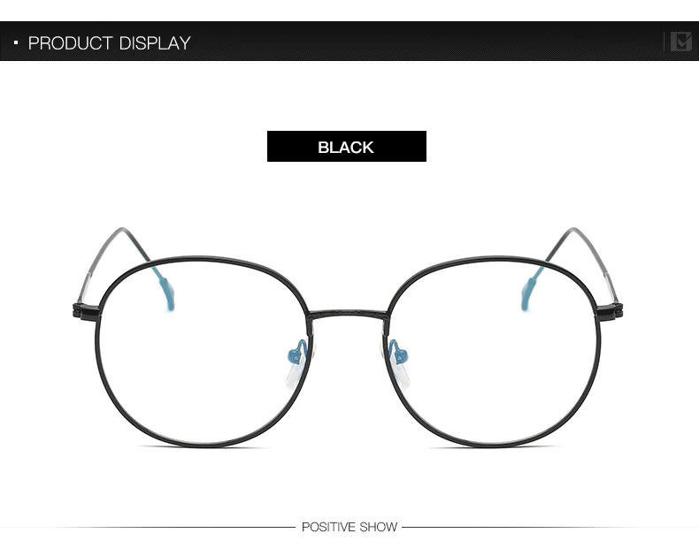 HJYBBSN модные очки для женщин и мужчин круглые декоративные и т. д. Оптические очки металлическая Оправа Дорожные прозрачные линзы, очки