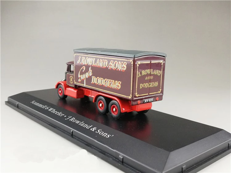 1/72 Ретро моделирование Scamnell 6-wheeler 'JRowland sons' винтажная модель грузовика классический грузовик литой игрушечный автомобиль из сплава